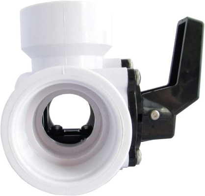 수영장용 3면 PVC 볼 밸브 수압 물 매체 일반 응용 OEM