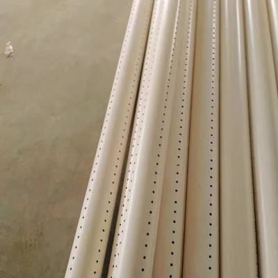 효과적 물 배수 및 개선 된 시스템을위한 4 인치 PVC 배수 구멍 뚫린 파이프