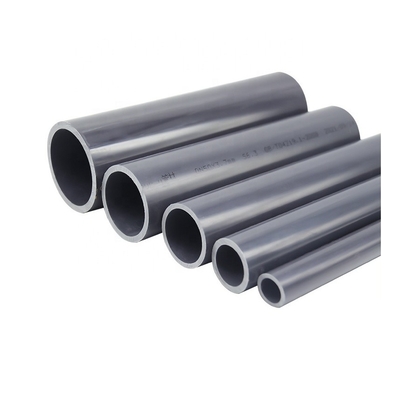 길이 10ft 스케줄 40 표준 회색 PVC 파이프 와이어 전기 벨 끝 1 &quot;PVC